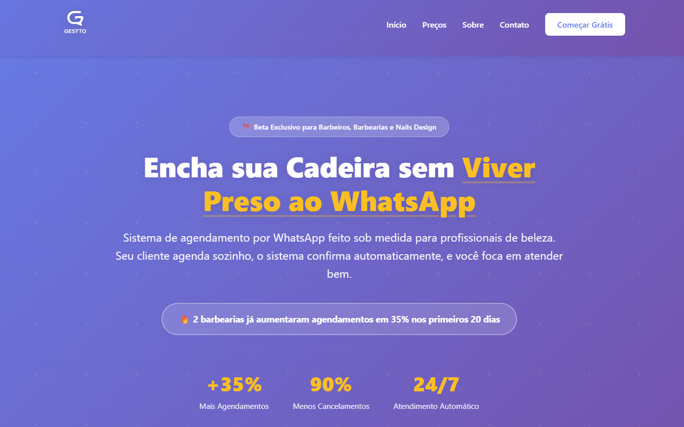 Axio Gestto - SaaS Multi-Tenant de Agendamentos