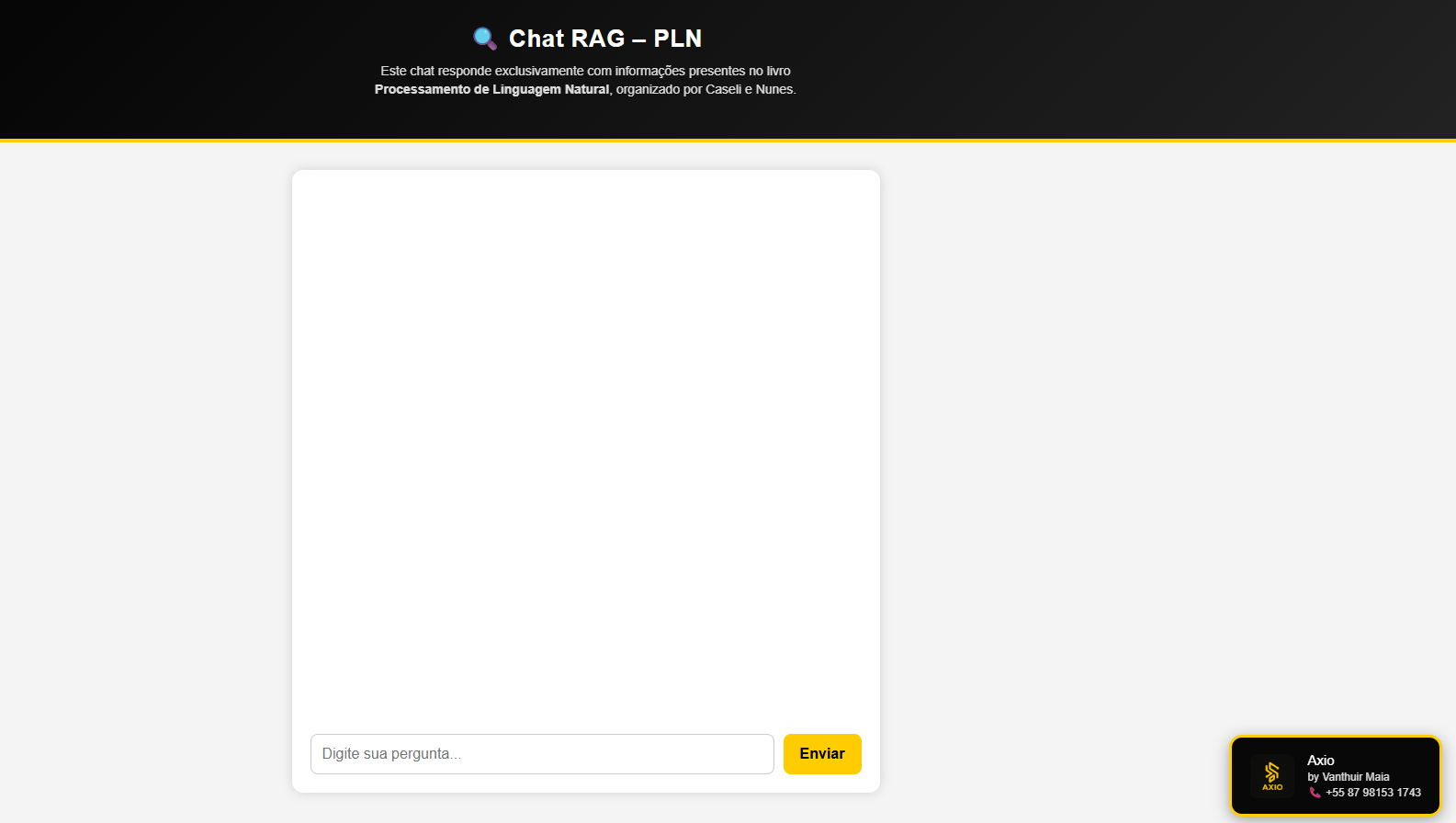Chat RAG PLN - Sistema de IA com Retrieval Augmented Generation - Imagem 3