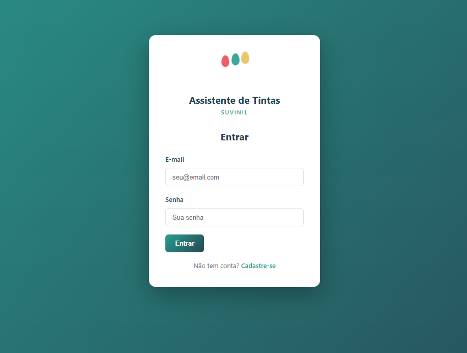 DTBackIALoomi - Assistente Inteligente de Tintas Suvinil com IA
